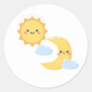 Recherche de soleil et lune autocollants Pour eux