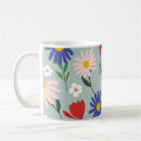 Recherche de motif graphique tasses Fleur