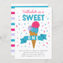 Recherche de ice cream 1ans anniversaire invitations Été