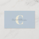 Recherche de pastel bleu cartes visite Simple