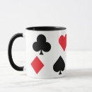 Recherche de jouer carte tasses Rouge