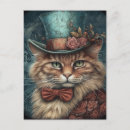 Recherche de chat bleu cartes postales Tophat