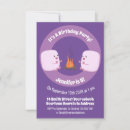 Recherche de marshmallow invitations Feu de camp