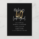 Recherche de 40 en anniversaire cartes Moderne