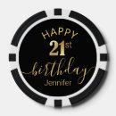 Suche nach geburtstag poker chips Schwarz