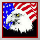 Recherche de american flag posters Aigle chauve