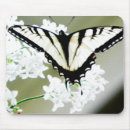 Recherche de papillon noir tapis souris Blanc