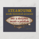 Recherche de dirigeables cartes postales Steampunk