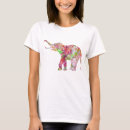 Recherche de aquarelles tshirts Éléphant