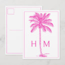 Recherche de monogramme rose cartes postales Moderne