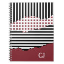 Recherche de noirs et blancs carnets Initiales