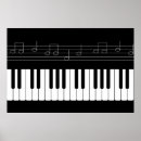 Suche nach piano keyboard poster Black