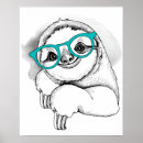 Suche nach sloth poster Hipster