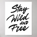 Suche nach wild und frei poster Motivierend