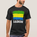 Recherche de drapeau gabon tshirts Pays