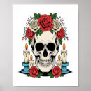Suche nach blumenschädel poster Knochen
