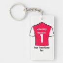 Recherche de le football rouge et blanc porteclés Soccer