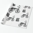 Suche nach vintages fahrrad geschenkpapier Muster