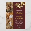 Recherche de maroon mariage invitations Romantique