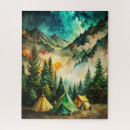 Suche nach zelt puzzle Berge