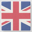 Recherche de drapeau britannique dessous de verres Blanc