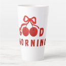 Recherche de cerises mignonnes tasses Typographie