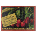 Recherche de rouge cerise planches à découper Vintage