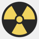 Recherche de risque autocollants Radioactif