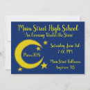 Recherche de nuit gala invitations Bleu