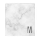Recherche de marbre blocsnotes Monogramme