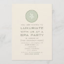 Suche nach spa party einladungen Für sie