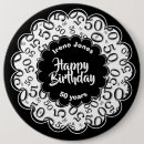 Recherche de fantaisies badges Noir et blanc