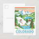 Recherche de montagne rocheuse cartes postales Aquarelle