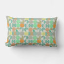 Recherche de mosaïque multicolore coussins Vert