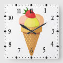 Recherche de gaufre horloges Crème glglace