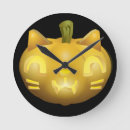 Recherche de chat halloween horloges Amoureux des chats