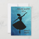 Recherche de soirée dansante invitations Ballerine