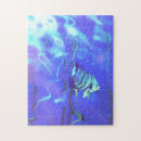 Recherche de algues puzzles Bleu