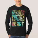 Recherche de poète tshirts Amusant
