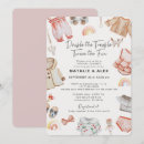 Recherche de twins baby shower invitations Moderne