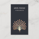 Recherche de plume de paon cartes visite Coiffeur