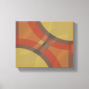 Recherche de cercles impressions sur toile Orange