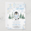 Suche nach penguin shower baby einladungen Winterpinguin