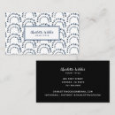 Recherche de motif abstrait noir et blanc cartes visite Customer