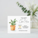 Recherche de maison ouverte cartes postales Aquarelle