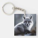 Recherche de renard arctique porteclés Neige