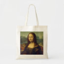 Recherche de mona lisa tote bags Leonardo da vinci