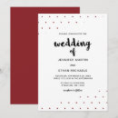 Recherche de pois noir rouge invitations Chic