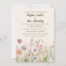 Recherche de pastel mariage invitations Fleur sauvage