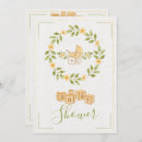 Recherche de vintage floral baby shower invitations Neutre genre